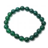 Lot 162 Gorgeous Emerald Bead Bracelet