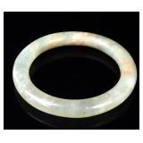 Lot 176 Chinese Light Green Jade Bangle