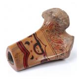 Lot 222 Chinese Folk Art Painted Animal Bone