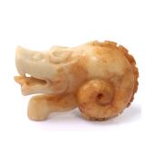 Lot 293 Chinese Stone Carved Beast, Neolithic style