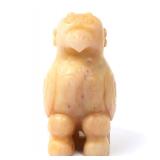 Lot 318 Chinese White Hardstone Bird