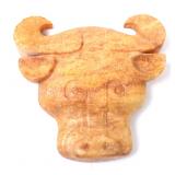 Lot 322 Chinese Hardstone Bull Plaque