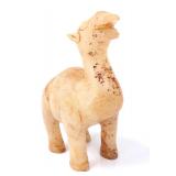 Lot 323 Chinese White Hardstone Carved Camel
