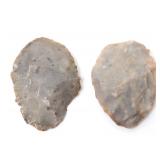 Lot 361 Two Grey Stone Scrapers, Texas