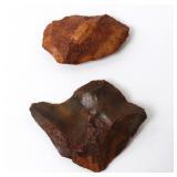 Lot 364 Lot of Two Paleo Stone Scrapers