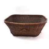 Lot 384 Handmade Filipino Farmwork Basket wHandles