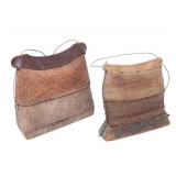 Lot 385 Two Filipino Hand Made Rattan & Bamboo Bags