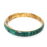 Lot 51 Gorgeous Natural Malachite Bangle Bracelet