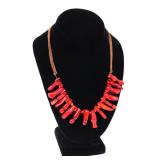 Lot 80 Gorgeous Heavy Red Coral Necklace