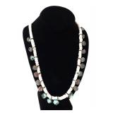 Lot 115 Shell Necklace w Brass Bells