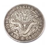 Lot 155 Chinese Peking Mace and 2 Candareens Style Coin