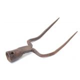 Lot 17 Large Spanish Colonial War Fork, 18th C.