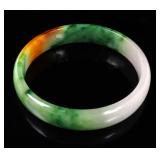 Lot 107 Lovely Chinese Marble Jade Bangle