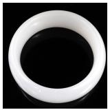 Lot 109 Gorgeous White Jade Chinese Bangle Bracelet