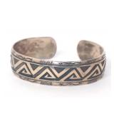 Lot 121 Navajo Silver Bracelet, circa 1960s