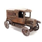 Lot 151 Cast Iron Mechanical Coca Cola Truck Toy