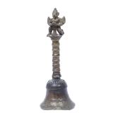 Lot 213 19th C. Heavy Indian Hindu Brass Bell