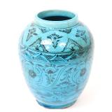 Lot 215 Lovely Kashan Turquoise Glazed Pottery Vase