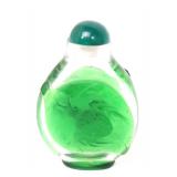 Lot 259 Bright Green Chinese Peking Snuff Bottle
