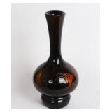 Lot 325 Lacquered Koi Fish Wood Vase