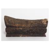 Lot 326 Intricately Carved Chinese Wood Headrest