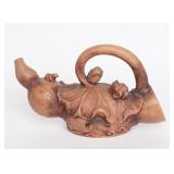 Lot 348 Chinese Ceramic Gourd Form Vessel