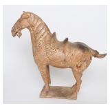 Lot 355 Chinese Ceramic Horse Roof Tile