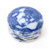 Lot 360 Chinese Porcelain Blue & White Paste Box
