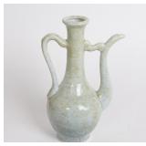 Lot 380 Chinese Green Blue Glazed Ewer