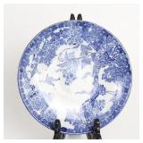 Lot 388 Japanese Blue and White Porcelain Plate