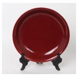 Lot 391 Chinese Sang De Boeuf Porcelain Plate