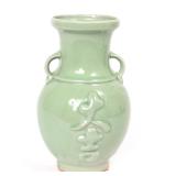 Lot 397 Chinese Celadon Glazed Porcelain Vase