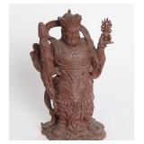 Lot 413 Japanese Resin Figure of Tamonten