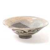 Lot 418 Beautiful Korean Polychrome Glazed Bowl