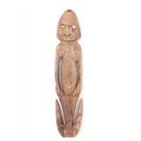 Lot 437 PNG Shell Eye Ancestor Hook Statue