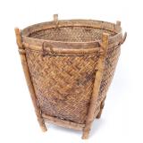 Lot 442 Finely Braided and Woven Rattan Basket