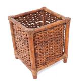 Lot 448 Handmade Filipino Bamboo & Rattan Basket