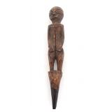 Lot 481 African Figural Wood Carved Peg, 20th c.