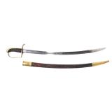 Lot 43 French Naval Officers Sword w Scabbard