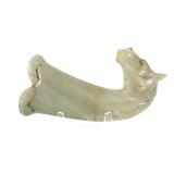 Lot 54 Indian Mughal Jade Dagger Handle