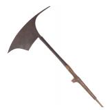 Lot 82 Headhunters Axe w Brass Trim, Ifugao Bontoc Peoples