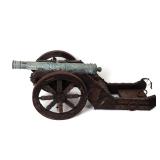 Lot 118 Massive Spanish Style Cannon & Carriage