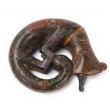 Lot 132 Indian Dragon Shaped Powder Flask, 20th c.