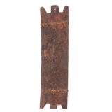 Lot 151 Philippines Rectangular Lizard Motif War Shield, 19th-20th c.