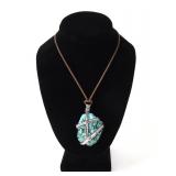 Lot 156 Gorgeous Sterling Silver Wrapped Turquoise Nugget