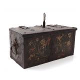 Lot 159 Painted Nuremburg Jewel Casket, 17th C.