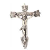 Lot 161 Large Antique Sterling Silver Crucifix, 86g