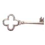Lot 164 Cased Sterling Silver Presentation Key, Vaughton & Sons