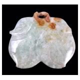 Lot 170 Chinese Double Peach Jade Pendant