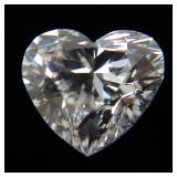 Lot 192 IGI Certified Lab Grown Heart Diamond 1 Carat
